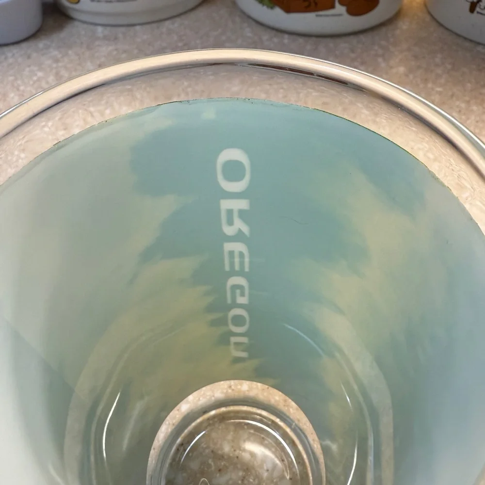 Oregon Ducks  U of O Green and Yellow Tie-Dye Glass with O Logo